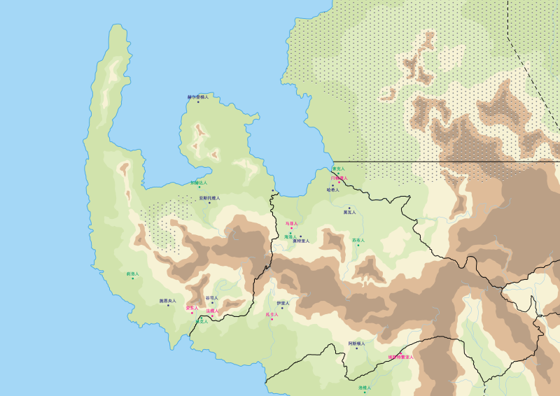 文件:闩华地区古人类分布图.png