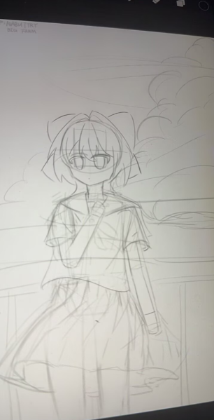 文件:KK绘制的Kuranoka的插画，好难画😭.png